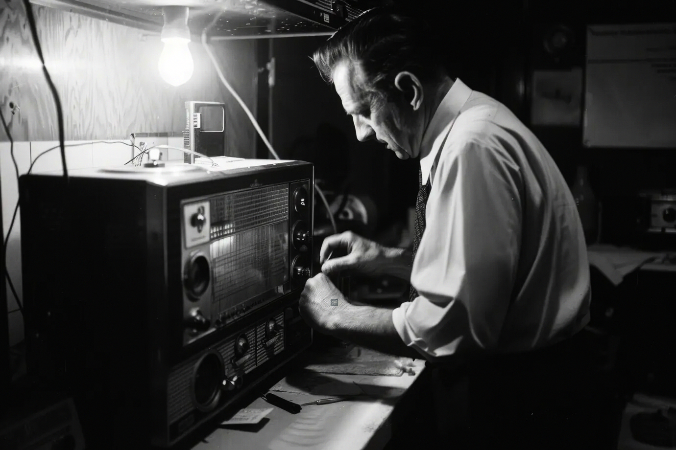 Escena de laboratorio donde expertos iteran sobre configuración de reporting de gestión para empresas de servicios IT